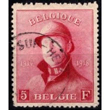 Kong Albert med stålhjelm.